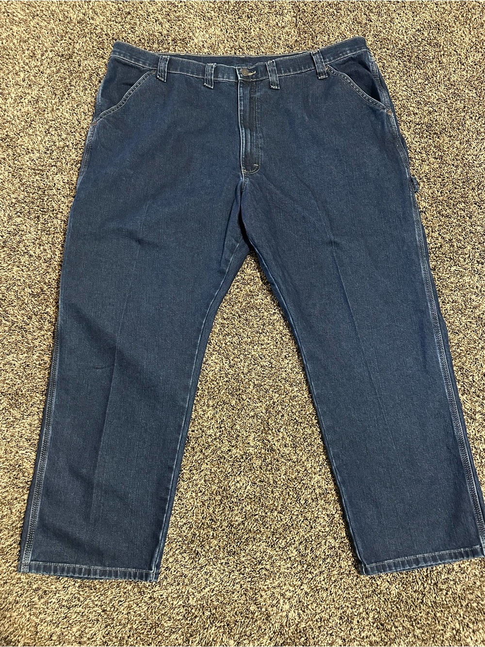 Wrangler Men’s Straight Jeans Navy Blue